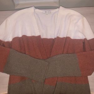 Madewell colored striped cardigan!